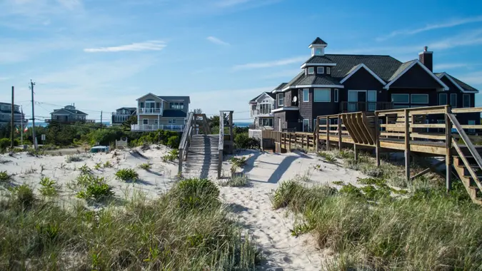 A summery day out at a beach in the Hamptons.